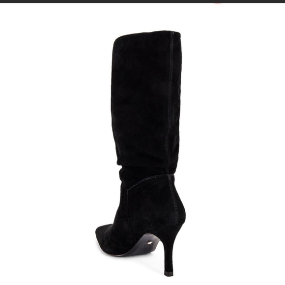 RAYE Perla suede boots in black from Revolve Very good condition. Slouchy boots - Picture 3 of 11